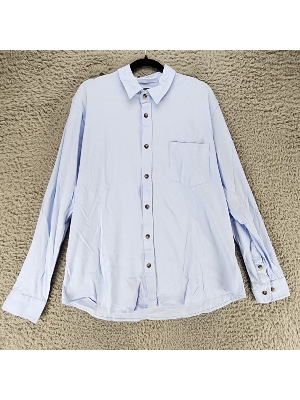 PX Shirts Mens XL Light Blue Long Sleeve Button Up *NWT*